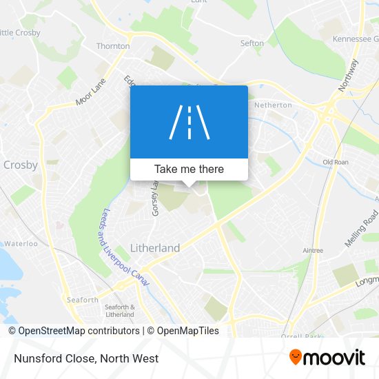 Nunsford Close map