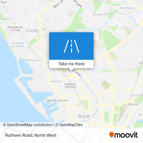 Ruthven Road map