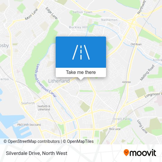 Silverdale Drive map