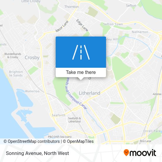 Sonning Avenue map