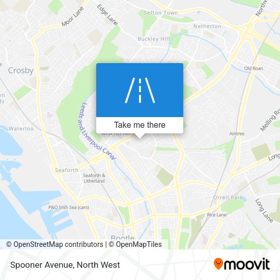 Spooner Avenue map