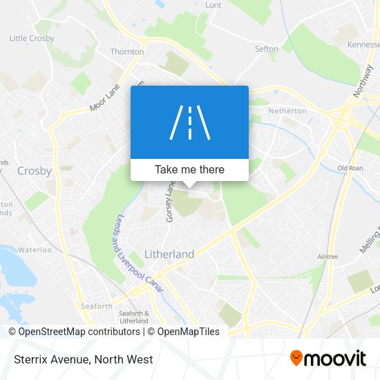 Sterrix Avenue map