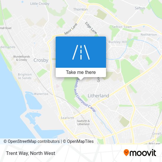 Trent Way map