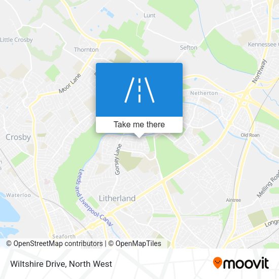 Wiltshire Drive map