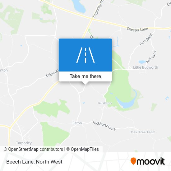 Beech Lane map