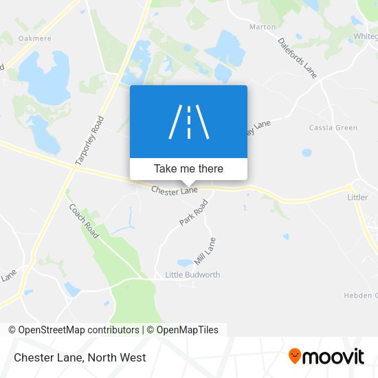 Chester Lane map