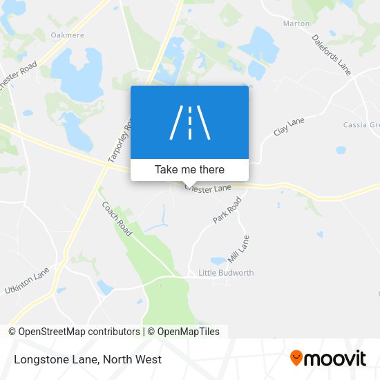 Longstone Lane map
