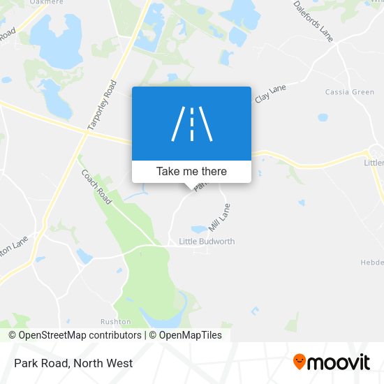Park Road map