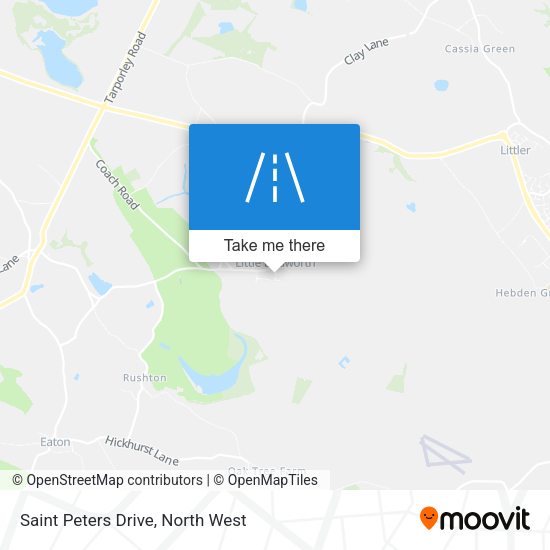 Saint Peters Drive map