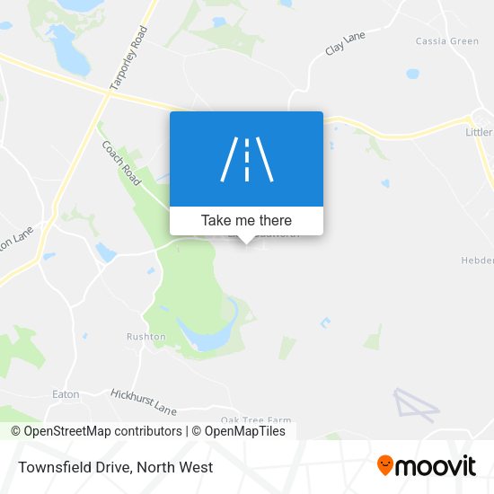 Townsfield Drive map