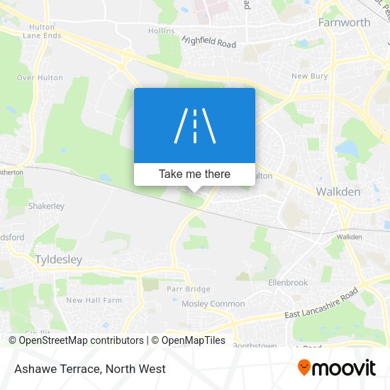 Ashawe Terrace map