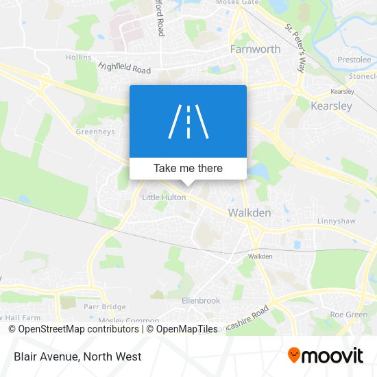 Blair Avenue map