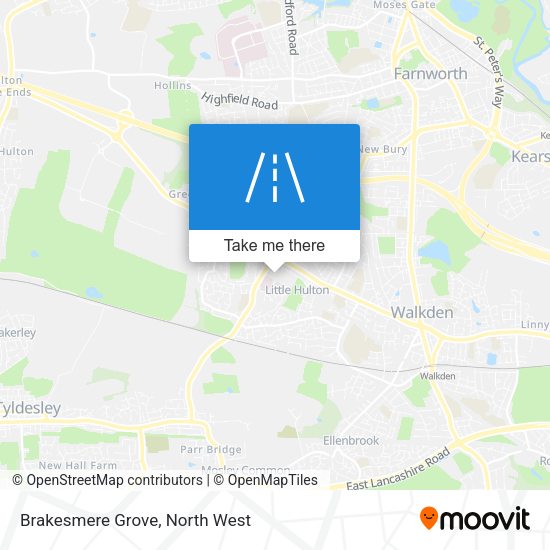Brakesmere Grove map