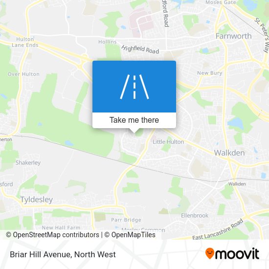 Briar Hill Avenue map