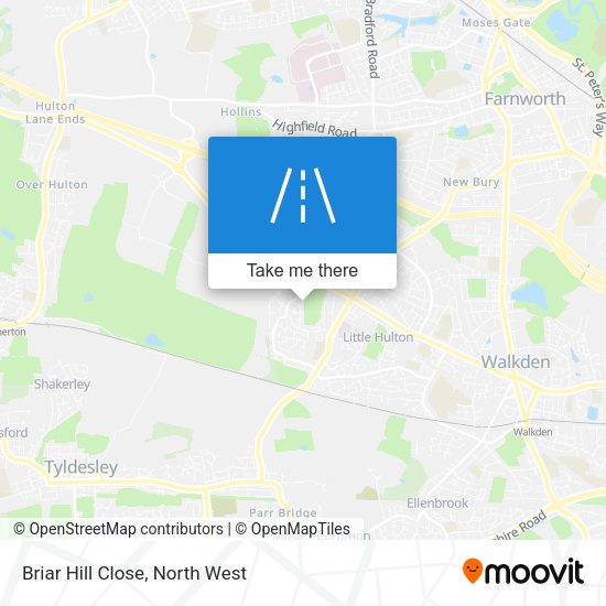Briar Hill Close map