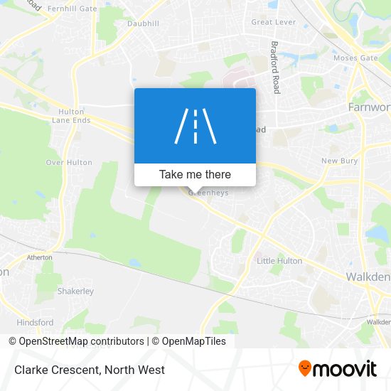 Clarke Crescent map