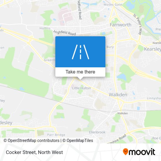 Cocker Street map