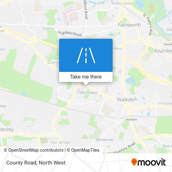 County Road map