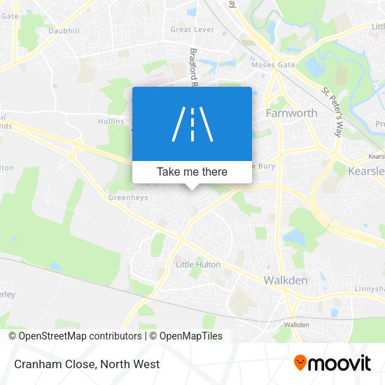 Cranham Close map