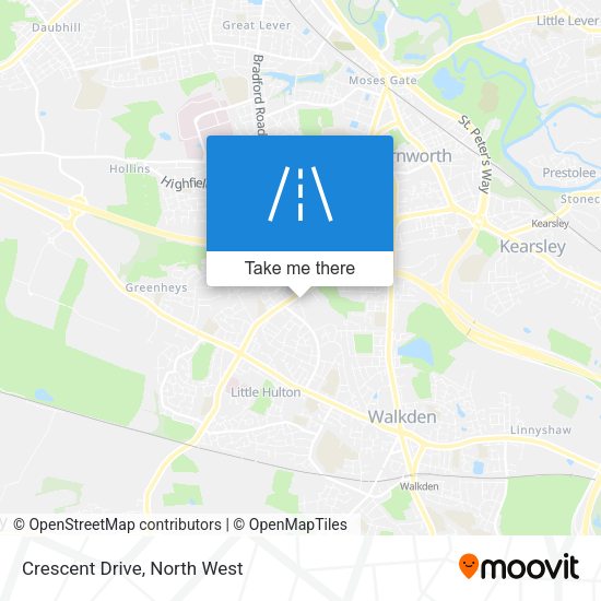 Crescent Drive map
