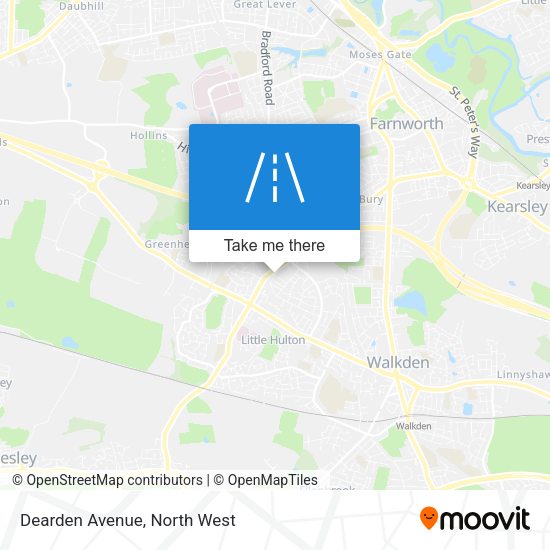 Dearden Avenue map