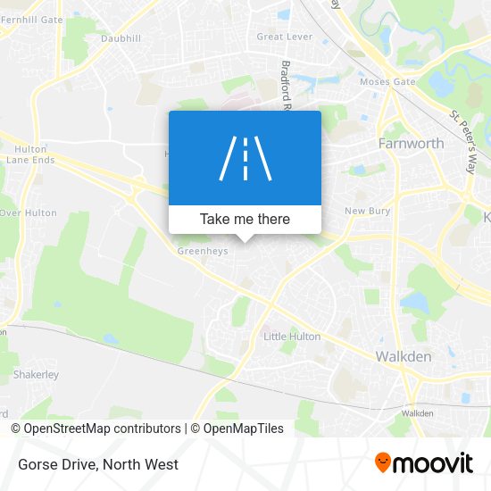 Gorse Drive map