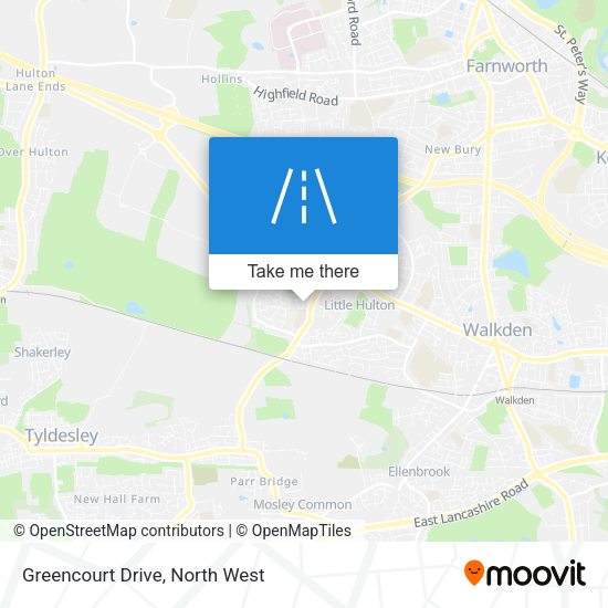Greencourt Drive map