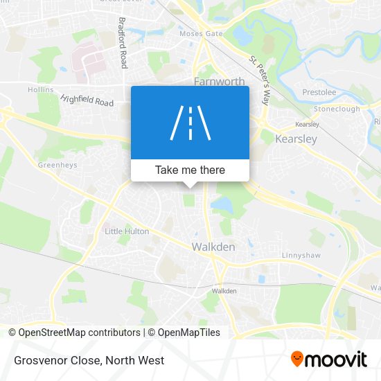 Grosvenor Close map