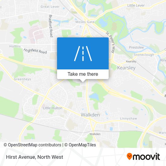 Hirst Avenue map