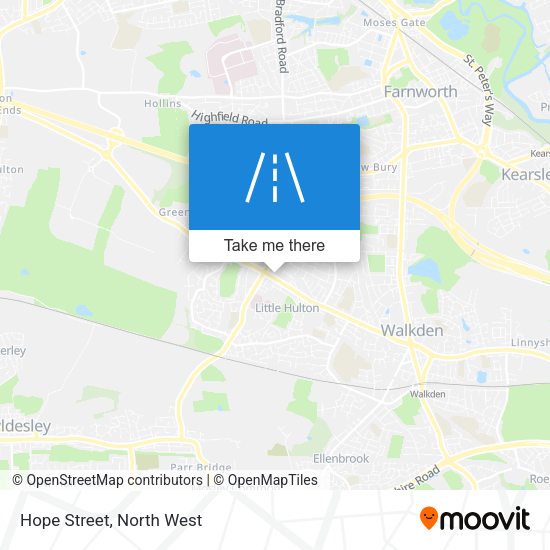 Hope Street map