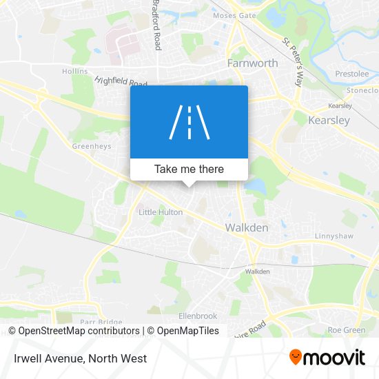 Irwell Avenue map