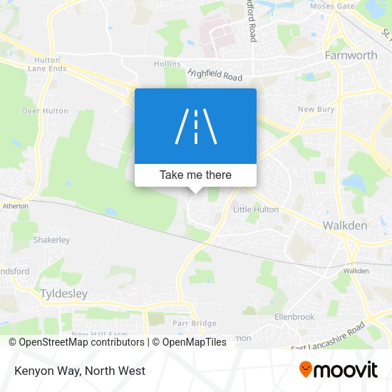 Kenyon Way map