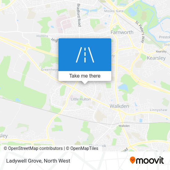 Ladywell Grove map