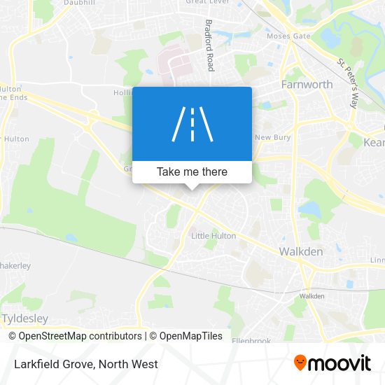 Larkfield Grove map