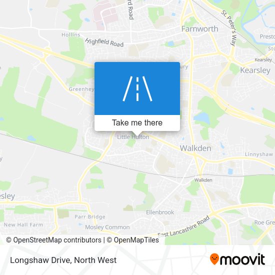 Longshaw Drive map