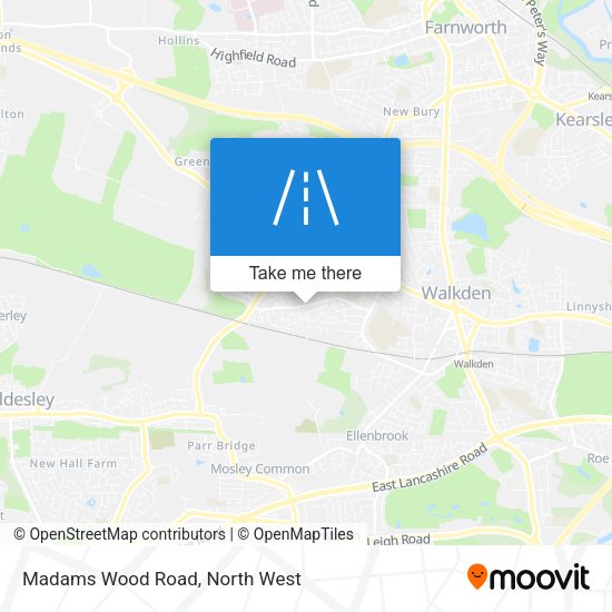 Madams Wood Road map
