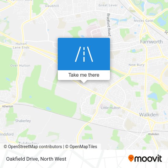 Oakfield Drive map