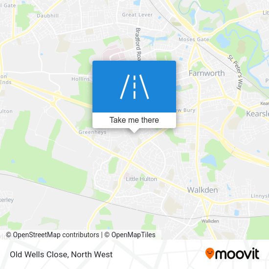 Old Wells Close map