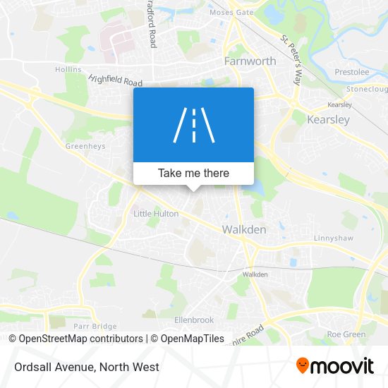 Ordsall Avenue map