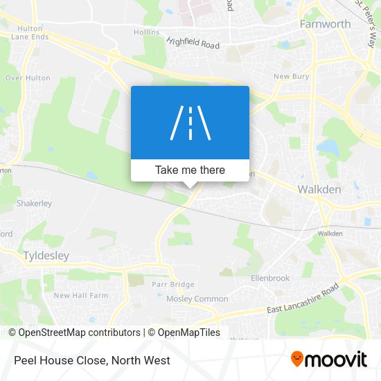 Peel House Close map