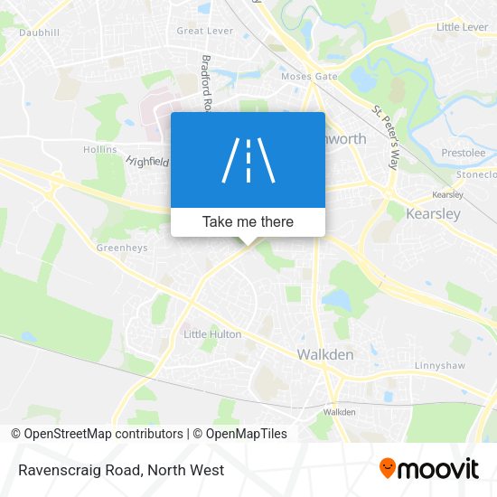Ravenscraig Road map