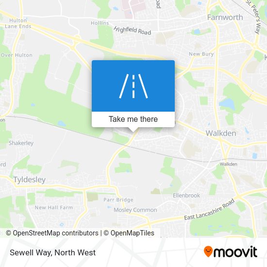 Sewell Way map
