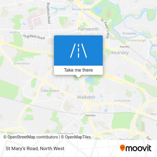 St Mary's Road map