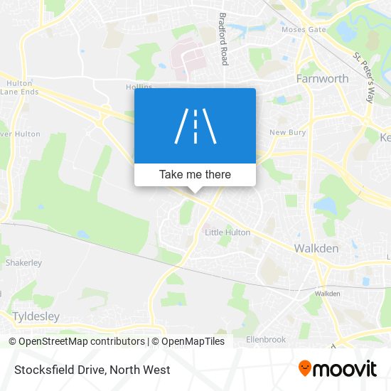 Stocksfield Drive map