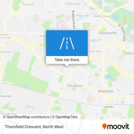 Thornfield Crescent map