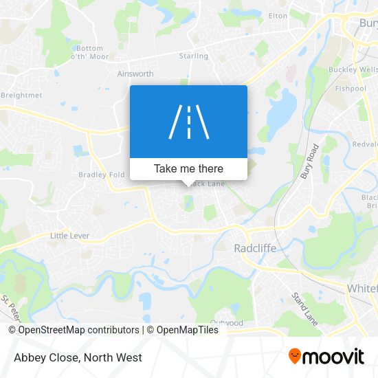 Abbey Close map