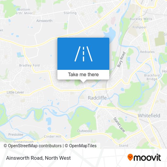 Ainsworth Road map