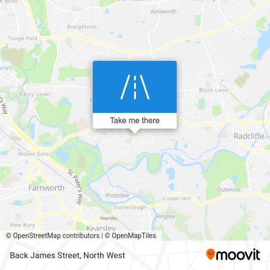 Back James Street map