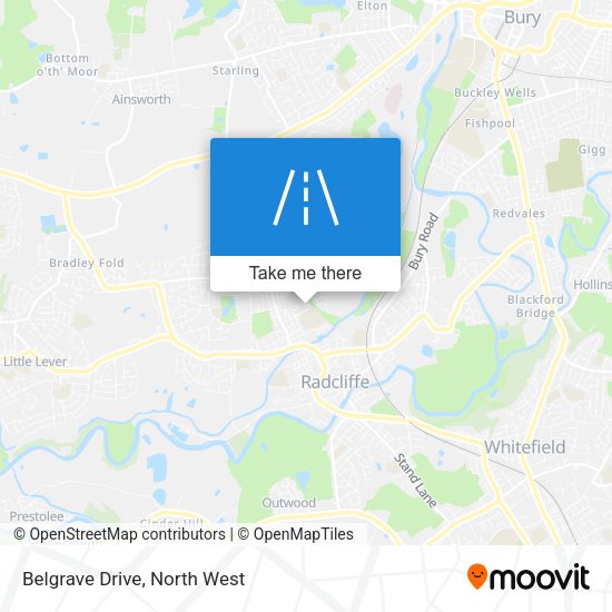 Belgrave Drive map