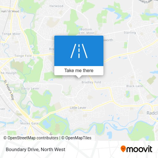 Boundary Drive map